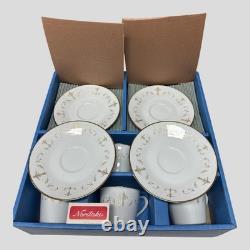Vintage Noritake Courtney 6520 Coffee Set 12pc Boxed Japan Gold Trim