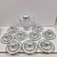 Vintage Noritake Greenbriar Coffee Set With 9 Cups Saucers Plates & Pot Hai