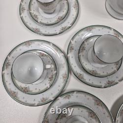 Vintage Noritake Greenbriar Coffee Set with 9 cups saucers plates & pot HAI