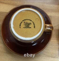 Vintage Palissy Royal Worcester Coffee Set, Retro 1970's