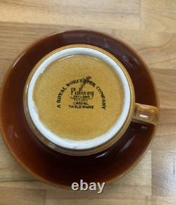Vintage Palissy Royal Worcester Coffee Set, Retro 1970's