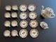 Vintage Palissy Royal Worcester Game Series Coffee Set Pot Cups Saucers 18pc