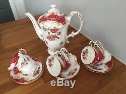 Vintage Paragon Dinner, Tea And Coffee Set In the Rockingham Pattern