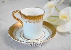 Vintage Paragon Floral Demitasse cup and Saucer set, Coffee Cup, Bone China