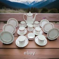 Vintage Paragon Royal Albert Belinda Gold Gilt 21 PIECES COFFEE SET