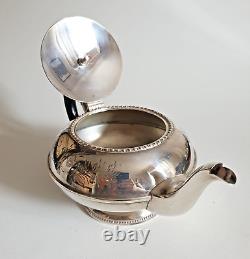 Vintage Paul Revere Productions Silver Plated Tea Set Hand Engraved, England