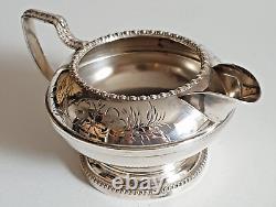 Vintage Paul Revere Productions Silver Plated Tea Set Hand Engraved, England