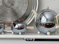 Vintage Perry, Bevan & Co, Everhot Atomic tea/coffee set 1952- Rare