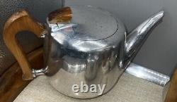 Vintage Picquot Ware 4 Piece Tea and Coffee Set + Tray England