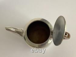 Vintage Picquot Ware 5 Piece set Tea, Coffee, Tray + milk & sugar Made in England