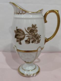 Vintage Pirkenhammer Cezch, Embossed, Pedestal Coffee Set. Absolutely Stunning