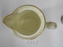 Vintage Plant Tuscan 8 Piece Set Cups Saucers Coffee Pot Fruit Bowl Chintz