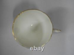 Vintage Plant Tuscan 8 Piece Set Cups Saucers Coffee Pot Fruit Bowl Chintz