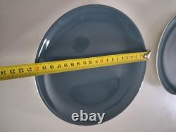Vintage Poole Pottery Blue Moon Set Teapot, Cups, Milk Jug, Plates, Platter