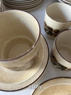 Vintage Poole Pottery Thistlewood 42-Piece Dinner Service Coffee Set England