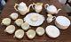 Vintage Porcelain Beleek Irish China Shelles Tea Coffee Set (32 Pieces)