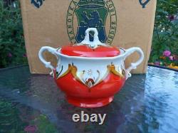 Vintage Porcelain Coffee Tea set Button Bud for six people (Baranovka USSR) box