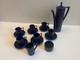 Vintage Portmeirion Coffee Set In Blue Totem 15 Piece