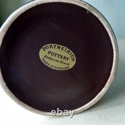 Vintage Portmeirion Greek Key Chocolate Brown Coffee Set By Susan Williams-Ellis