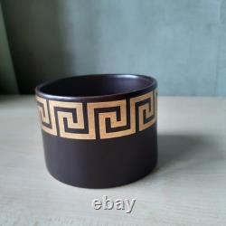 Vintage Portmeirion Greek Key Chocolate Brown Coffee Set By Susan Williams-Ellis