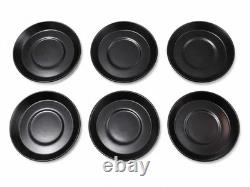 Vintage Portmeirion Phoenix John Cuffley Coffee Set Black Gold 16pc England 1960