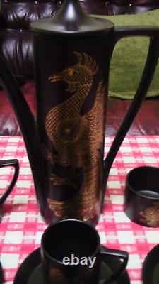 Vintage Portmeirion Phoenix full coffee set by John Cuffley 1970s retro