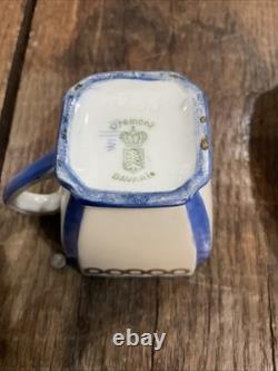 Vintage Porzellanfabrik Arzberg Tea Coffee Set German Hand Painted Gazelle 16pcs