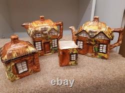 Vintage Price Bros. Ye Olde Cottage Ware Set Only. Vgc. 1945/46