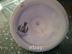 Vintage R. Capodimonte Mas Coffee Set Cherub/dragon Blue &white Gold Trim