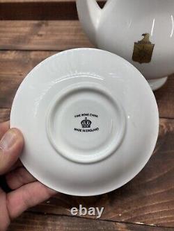 Vintage RARE CIA Central Intelligence Agency Bone China England Coffee/Tea Set