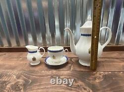 Vintage RARE CIA Central Intelligence Agency Bone China England Coffee/Tea Set