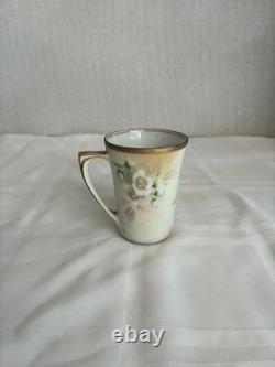 Vintage RS Reinhold Schlegelmilch Germany hand painted porcelain coffee cups set