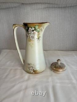 Vintage RS Reinhold Schlegelmilch Germany hand painted porcelain coffee cups set