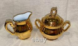 Vintage RWK Rudolph Wachter Tea/Coffee Set, Gold Plated, Nice
