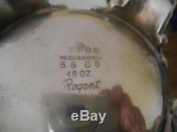 Vintage Reed & Barton 5605 Regent Silverplate Tea Or Coffee Set