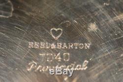 Vintage Reed & Barton Provincial 7040 5 Pc Silverplated Tea /coffee Set & Tray