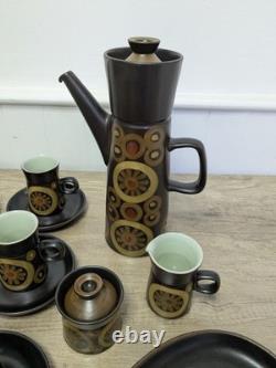 Vintage Retro Denby Arabesque Tea / Coffee Breakfast Set Kitchen Decor