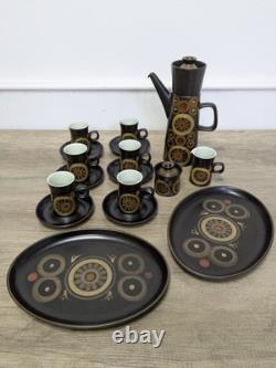 Vintage Retro Denby Arabesque Tea / Coffee Breakfast Set Kitchen Decor