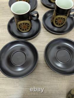 Vintage Retro Denby Arabesque Tea / Coffee Breakfast Set Kitchen Decor