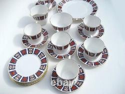Vintage Retro Mid Century QUEEN ANNE England Bone China Tea Coffee 21 Piece Set