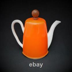 Vintage Retro Tea & Coffee Set Milk Sugar Orange Insulated Covers c1950's Japan