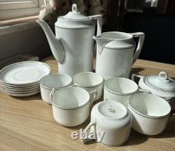 Vintage Rosenthal Bavaria Isolde Coffee Set 6 Cups, Saucers, Coffee Pot & Jug