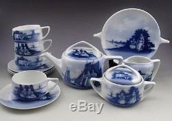 Vintage Rosenthal Donatello Bavaria Blue & White Old Dutch Tea Coffee Set