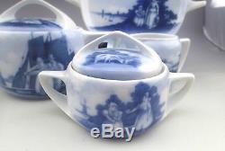 Vintage Rosenthal Donatello Bavaria Blue & White Old Dutch Tea Coffee Set