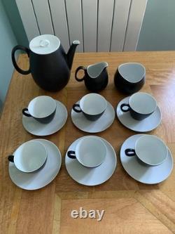 Vintage Rosenthal Raymond Loewy Germany Charcoal Coffee Set Excellent