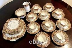 Vintage Roslyn Bone China Made In England Tea Set & Plates (36 Pieces)