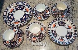 Vintage Royal Albert Crown 3228 Demitasse Tea Espresso Set 13 pieces