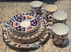 Vintage Royal Albert Crown 3228 Demitasse Tea Espresso Set 13 pieces