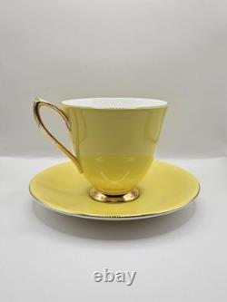 Vintage Royal Albert Gaiety Coffee Cup & Saucer Set 1950s Fine Bone China