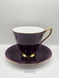 Vintage Royal Albert Gaiety Coffee Cup & Saucer Set 1950s Fine Bone China